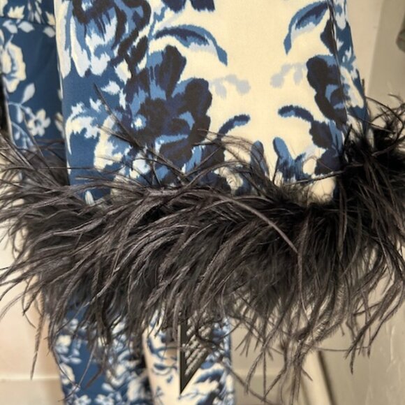 NWT Tuckernuck Indigo Floral Horizon Feather Jamison Dress. Sz. Medium - Picture 2 of 7